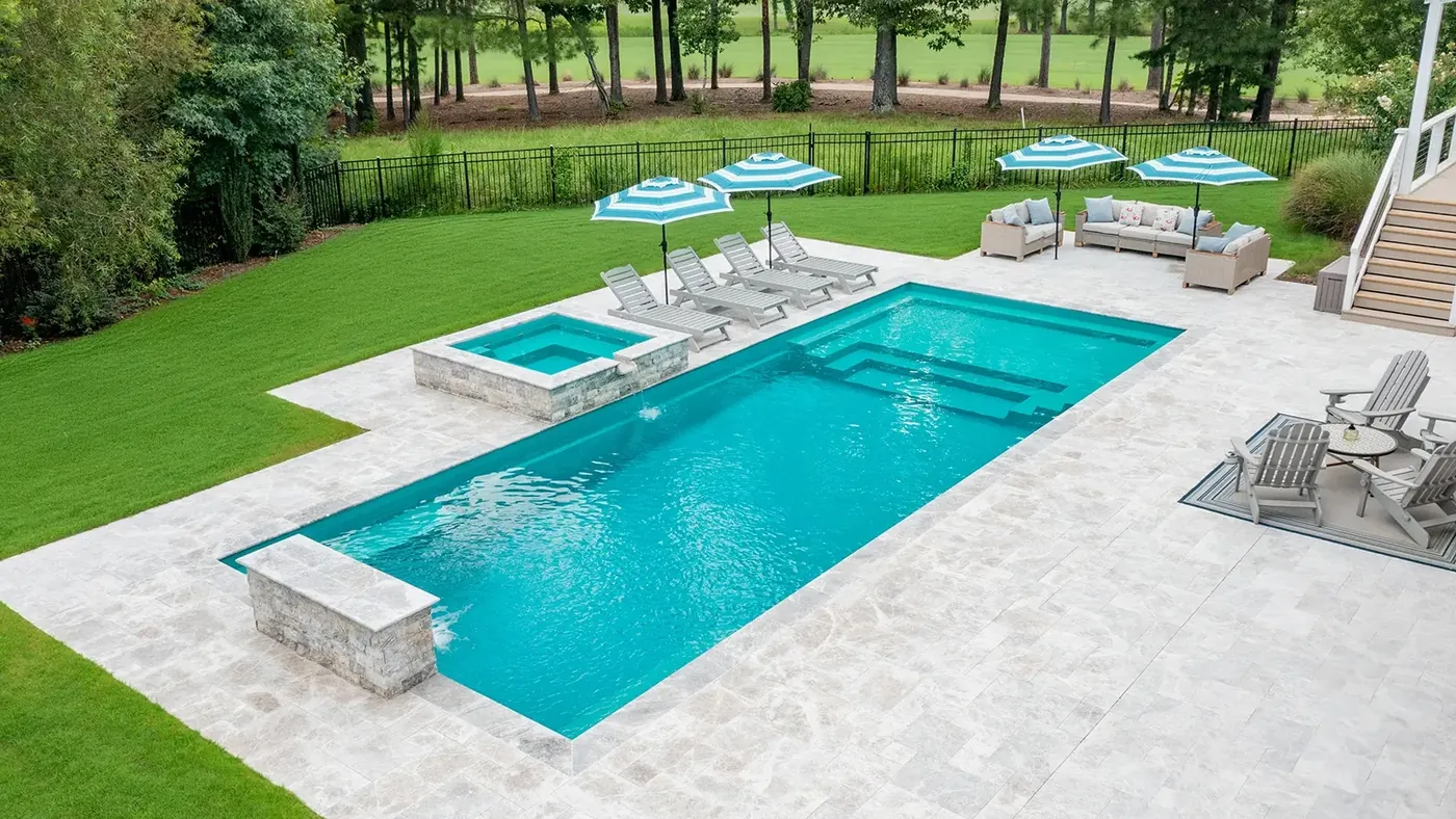 Pool project by Imperial Pools & Hardscapes