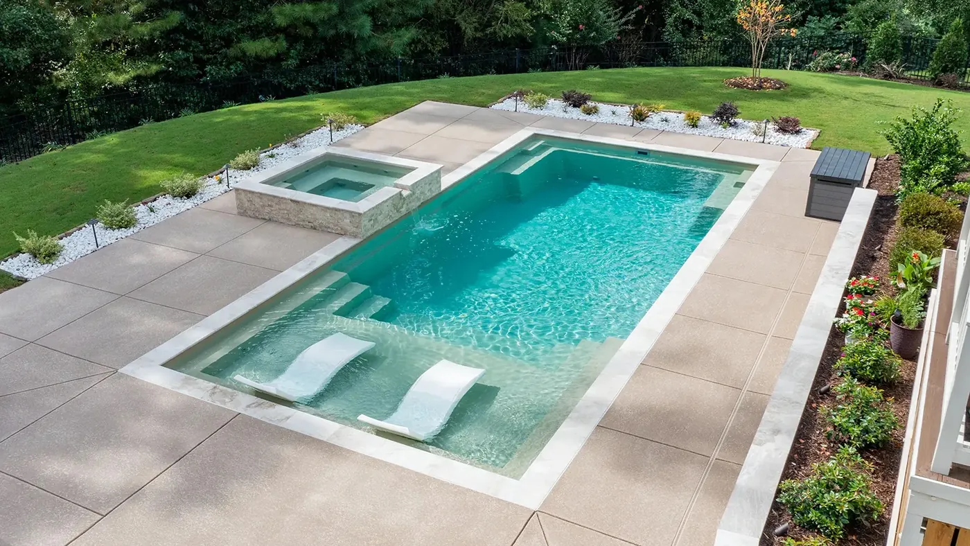 Pool project by Imperial Pools & Hardscapes