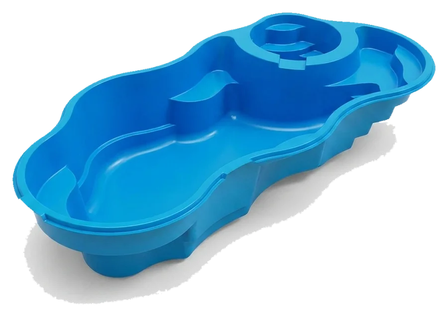 Hero Deluxe fiberglass pool shell