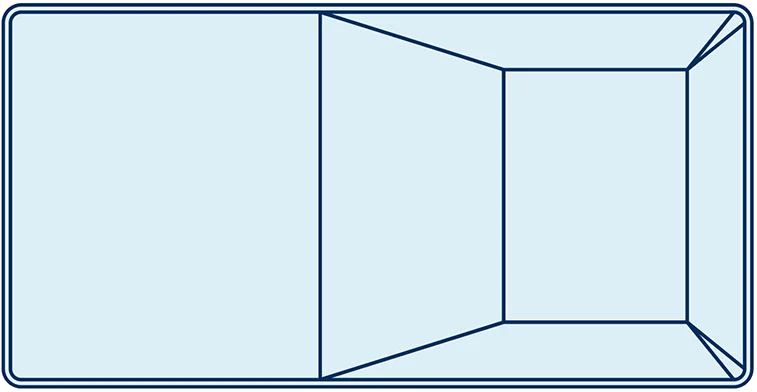 Rectangle vinyl liner shape